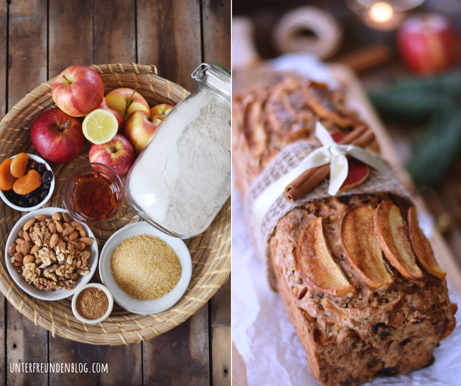 Köstliches saftiges Apfelbrot – kennt Ihr das? So schmeckt der Advent wie&nbsp;früher!