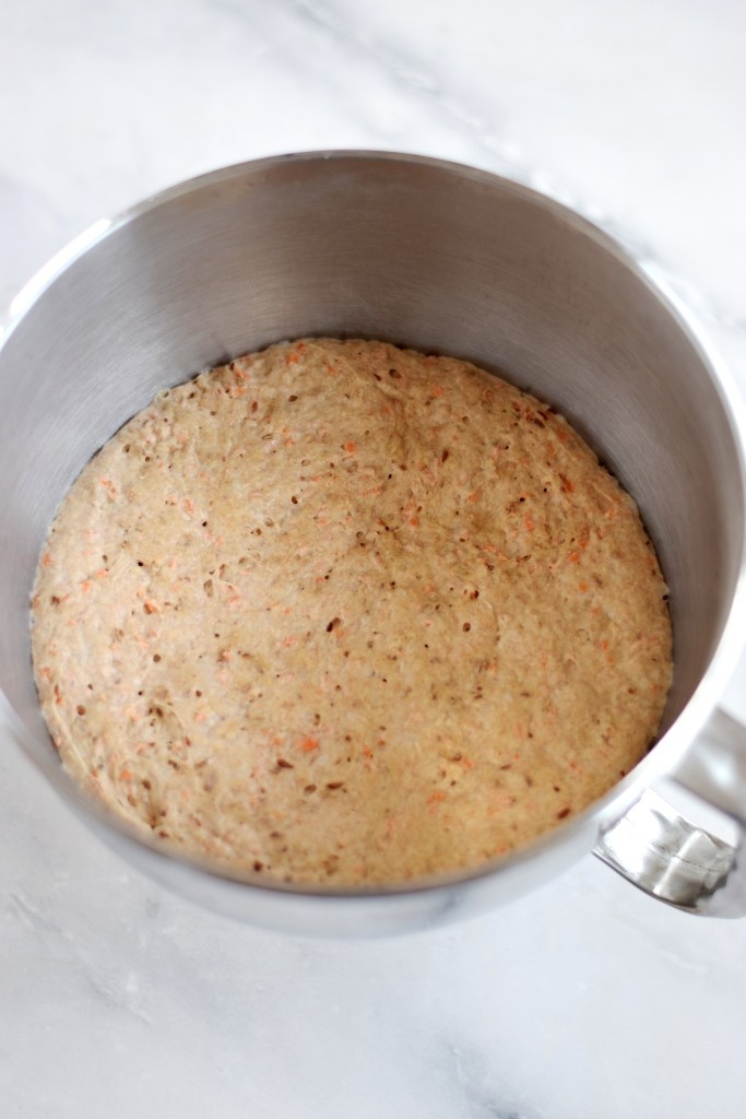 Hefeteig Dinkelbrötchen Übernachtgare