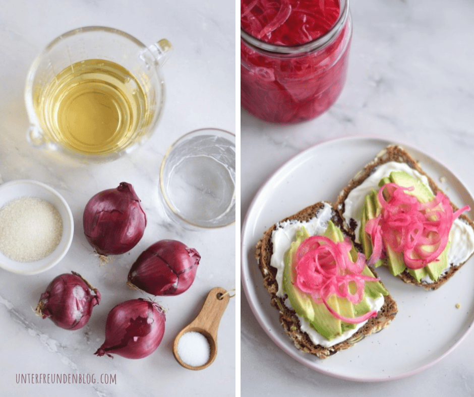 Pretty in Pink! Eingelegte rote Zwiebeln – so schnell und einfach gemacht und ein absoluter&nbsp;Hingucker